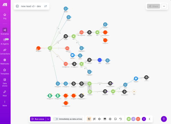 CRM automation for new leads